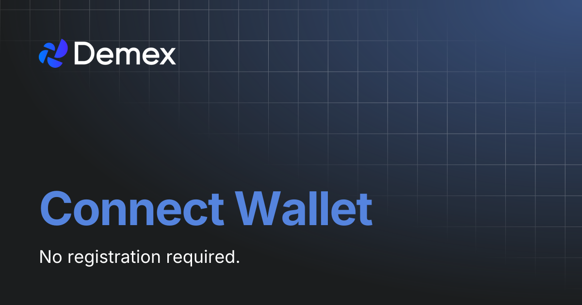 Connect Wallet | Demex Docs