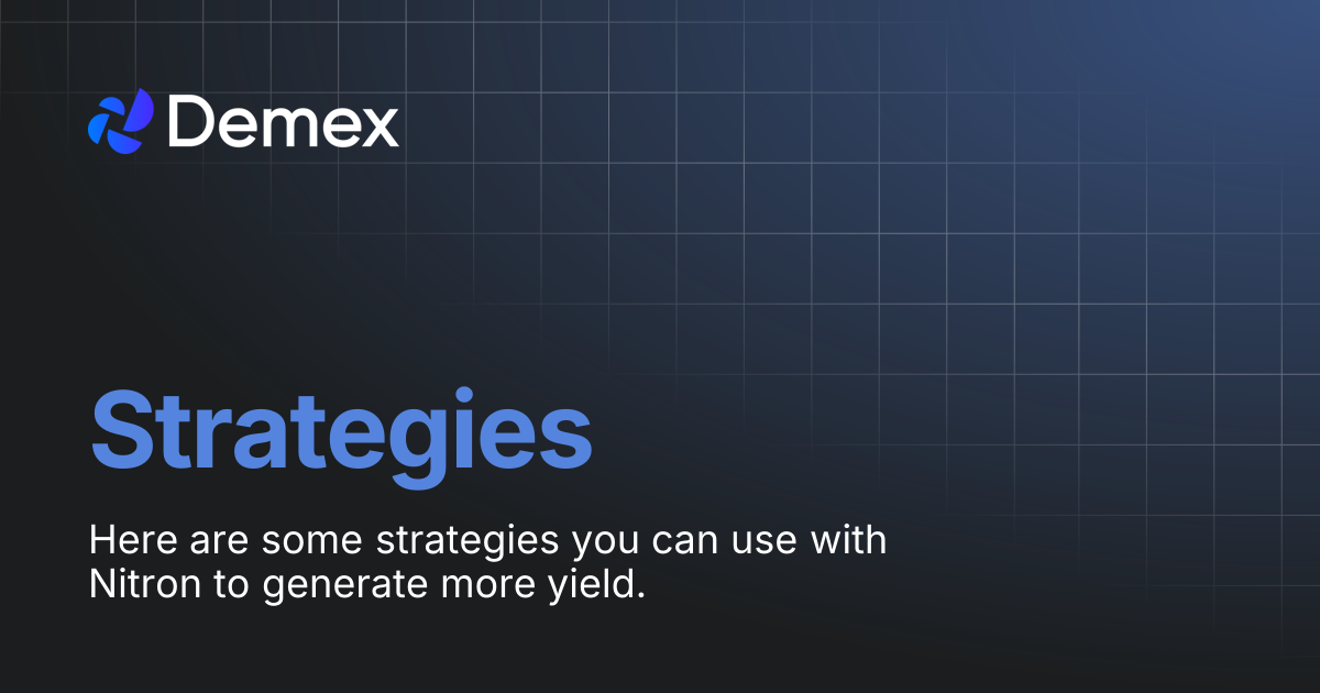 Strategies | Demex Docs